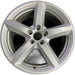 18" EXPLORER 16-17 18x8 , aluminum, w/o police package; 5 spoke Original OEM - Front View