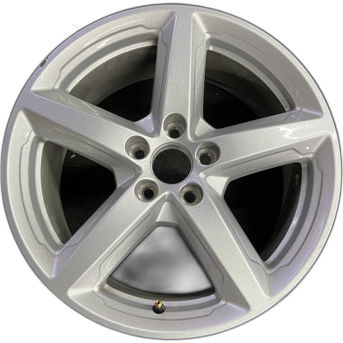 18" EXPLORER 16-17 18x8 , aluminum, w/o police package; 5 spoke Original OEM - Front View