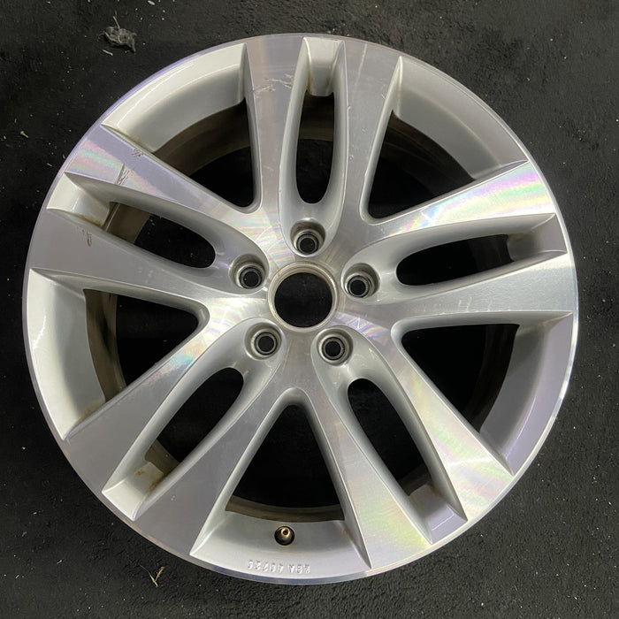 18" TIGUAN 09-11 18x7, 5 double spoke Original OEM Wheel Rim - Angle View