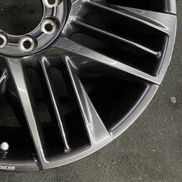 24" ESCALADE IQ 25 24x9 triple spoke opt SF7 Original OEM Wheel Rim - Back View