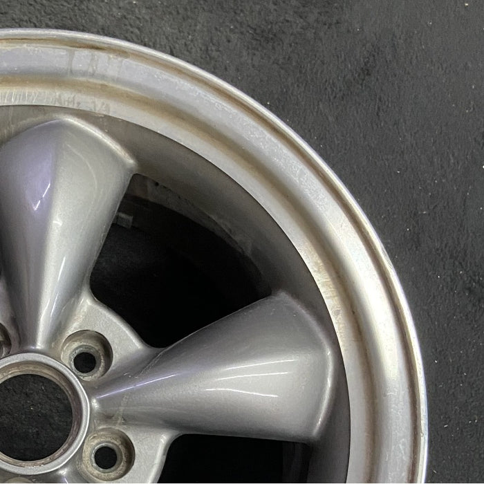 17" MUSTANG 05 17x8 cast aluminum funnel 5 spoke sparkle silver Original OEM Wheel Rim