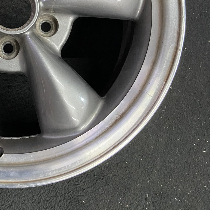 17" MUSTANG 05 17x8 cast aluminum funnel 5 spoke sparkle silver Original OEM Wheel Rim