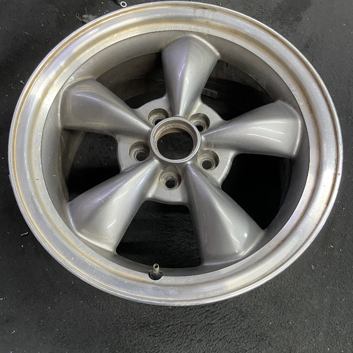17" MUSTANG 05 17x8 cast aluminum funnel 5 spoke sparkle silver Original OEM Wheel Rim