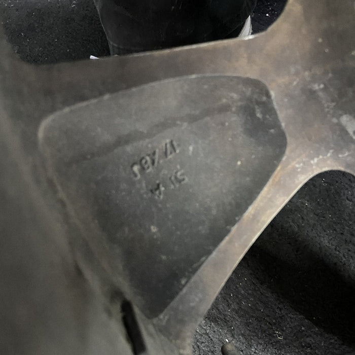 17" MUSTANG 05 17x8 cast aluminum funnel 5 spoke sparkle silver Original OEM Wheel Rim