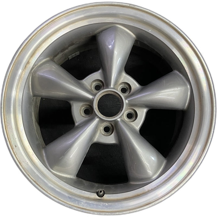 17" MUSTANG 05 17x8 cast aluminum funnel 5 spoke sparkle silver Original OEM Wheel Rim