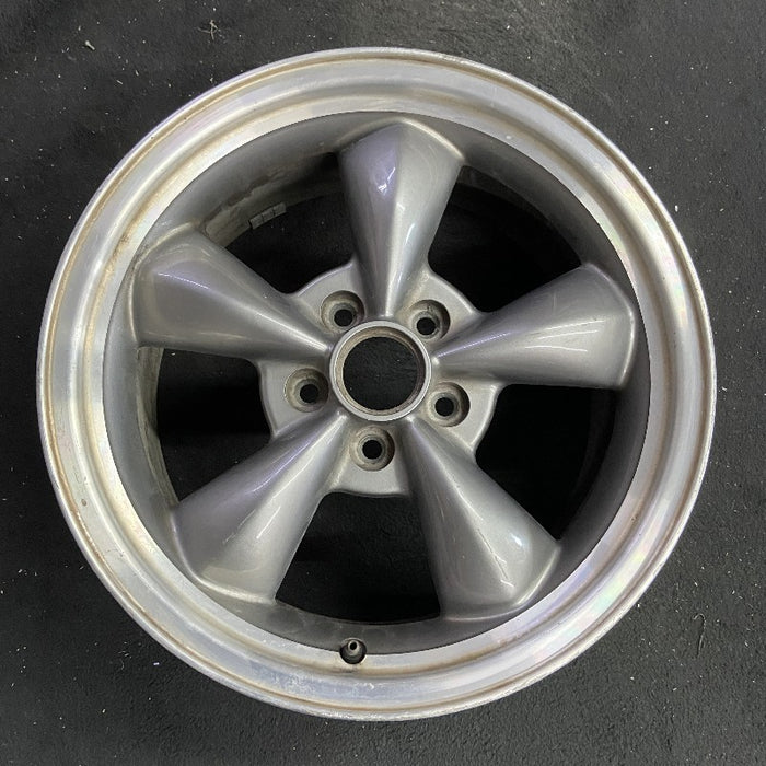 17" MUSTANG 05 17x8 cast aluminum funnel 5 spoke sparkle silver Original OEM Wheel Rim