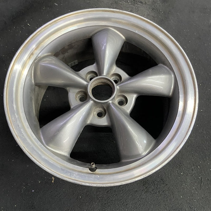 17" MUSTANG 05 17x8 cast aluminum funnel 5 spoke sparkle silver Original OEM Wheel Rim