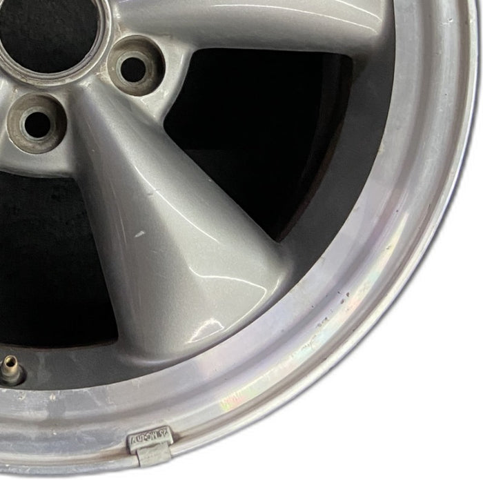 17" MUSTANG 05 17x8 cast aluminum funnel 5 spoke sparkle silver Original OEM Wheel Rim