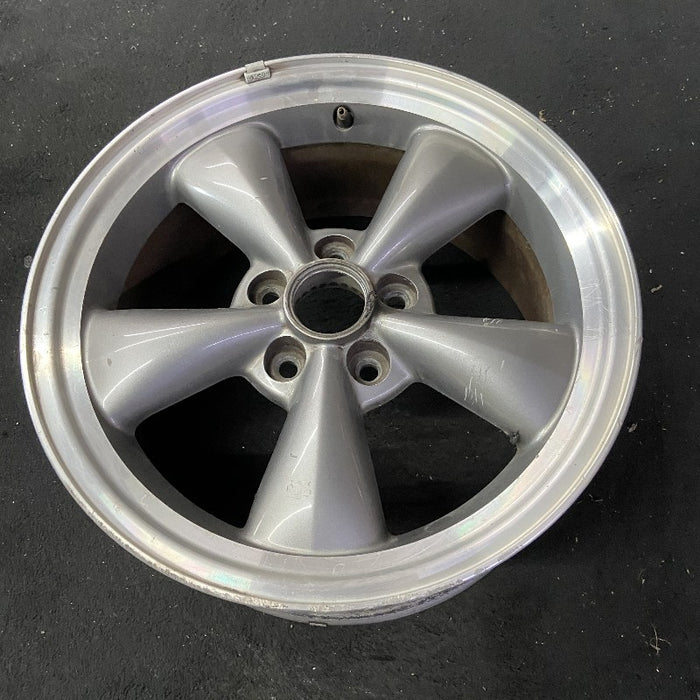 17" MUSTANG 05 17x8 cast aluminum funnel 5 spoke sparkle silver Original OEM Wheel Rim