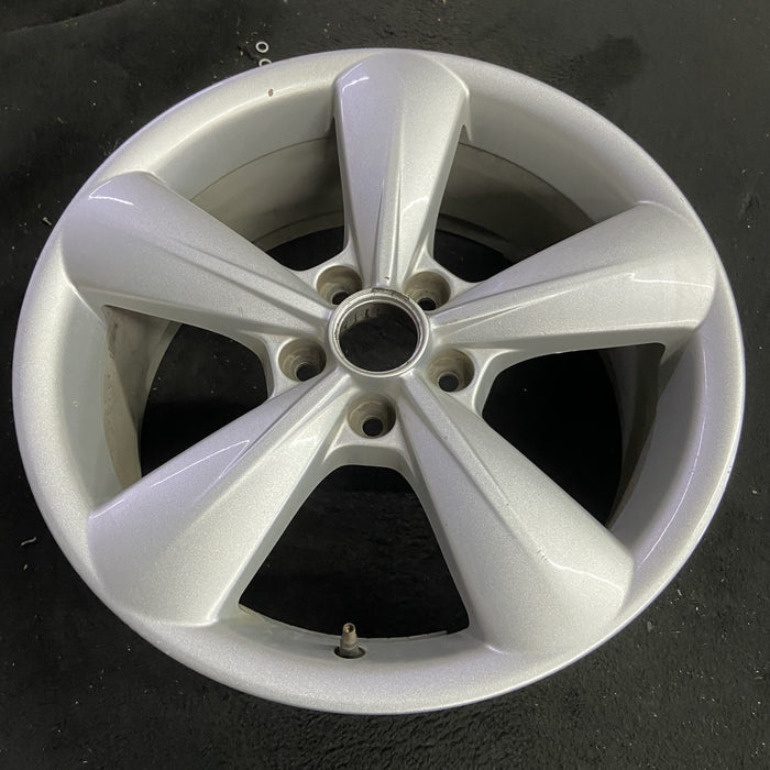 18" MUSTANG 13-14 18x8 , 5 spoke Original OEM Wheel Rim - Side Profile