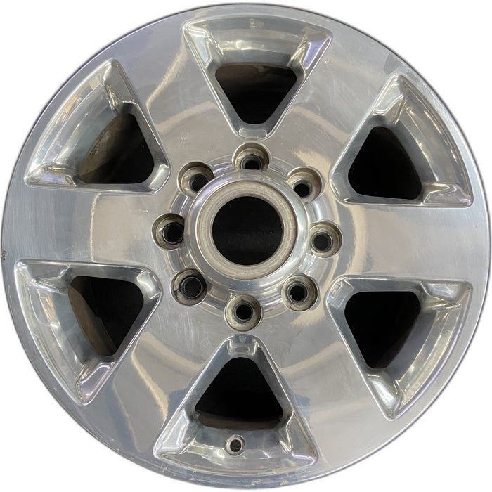 18" DODGE 2500 PICKUP 14 18x8, 6 spoke, polished polished pockets Original OEM - Front View