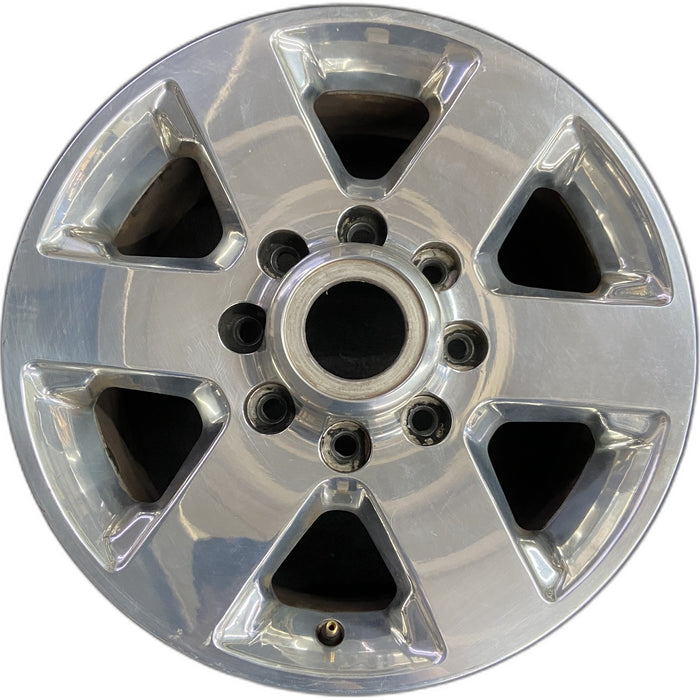 18" DODGE 2500 PICKUP 14 18x8, 6 spoke, polished polished pockets Original OEM - Front View