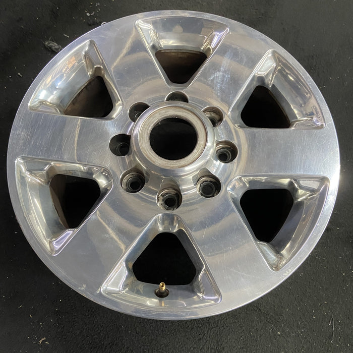 18" DODGE 2500 PICKUP 14 18x8, 6 spoke, polished polished pockets Original OEM - Side Profile