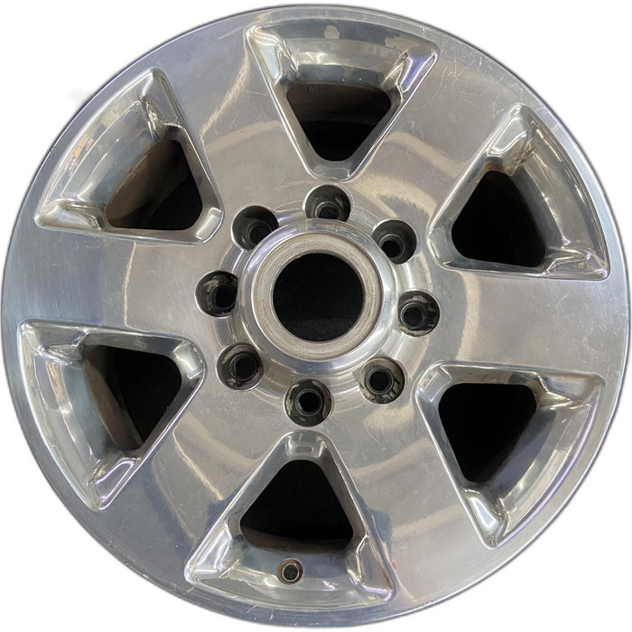 18" DODGE 2500 PICKUP 14 18x8, 6 spoke, polished polished pockets Original OEM - Front View