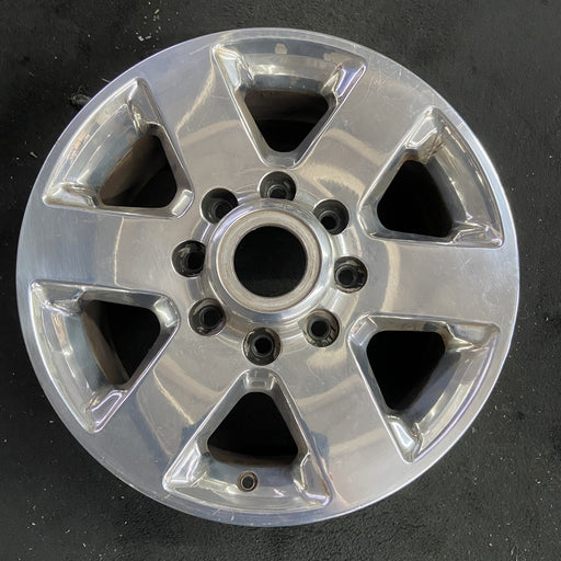 18" DODGE 2500 PICKUP 14 18x8, 6 spoke, polished polished pockets Original OEM - Angle View