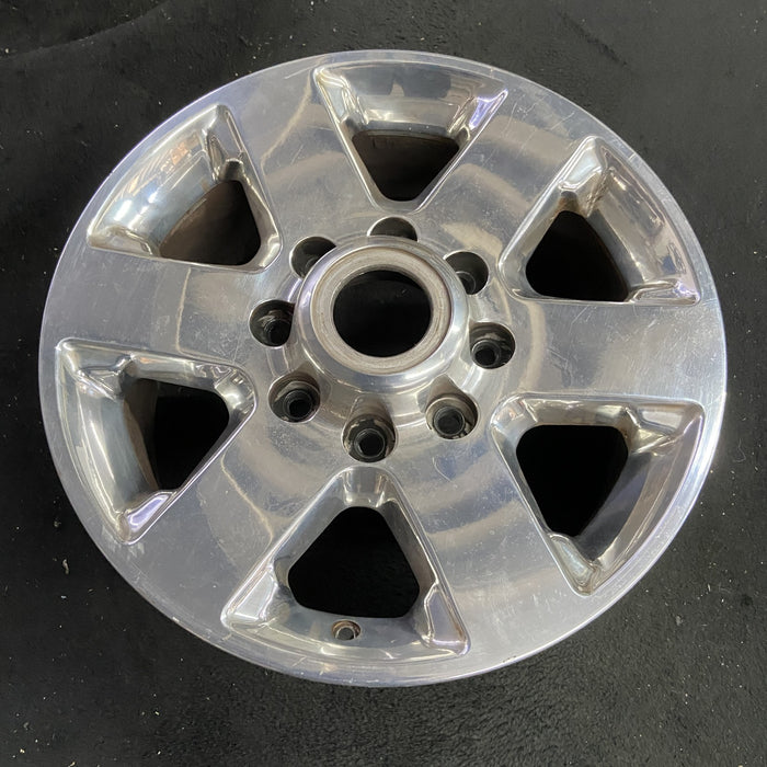 18" DODGE 2500 PICKUP 14 18x8, 6 spoke, polished polished pockets Original OEM - Side Profile