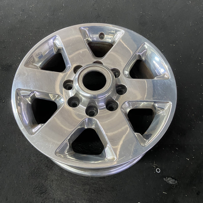 18" DODGE 2500 PICKUP 14 18x8, 6 spoke, polished polished pockets Original OEM - Close-Up Detail