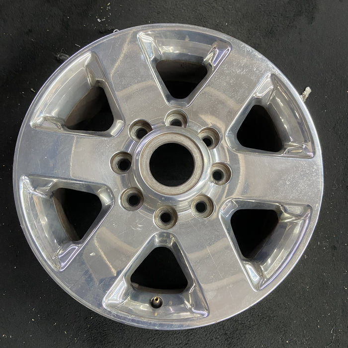 18" DODGE 2500 PICKUP 14 18x8, 6 spoke, polished polished pockets Original OEM - Angle View