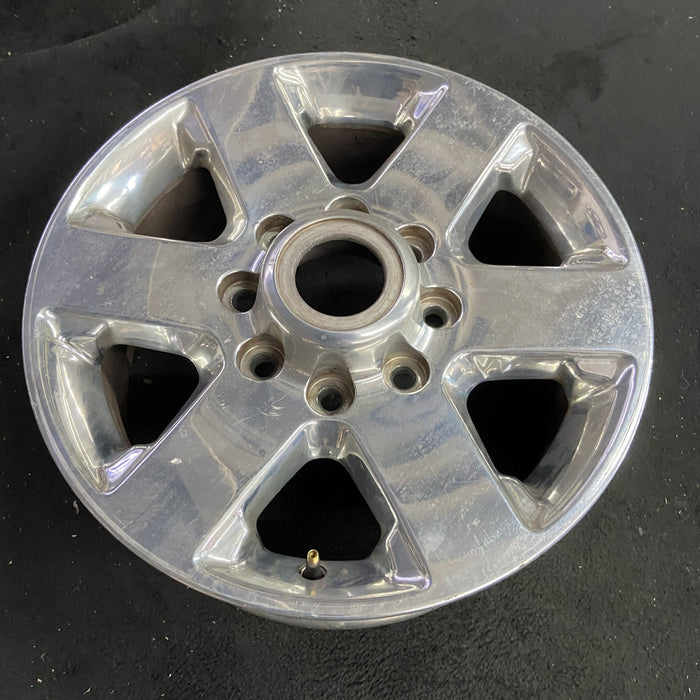 18" DODGE 2500 PICKUP 14 18x8, 6 spoke, polished polished pockets Original OEM - Side Profile
