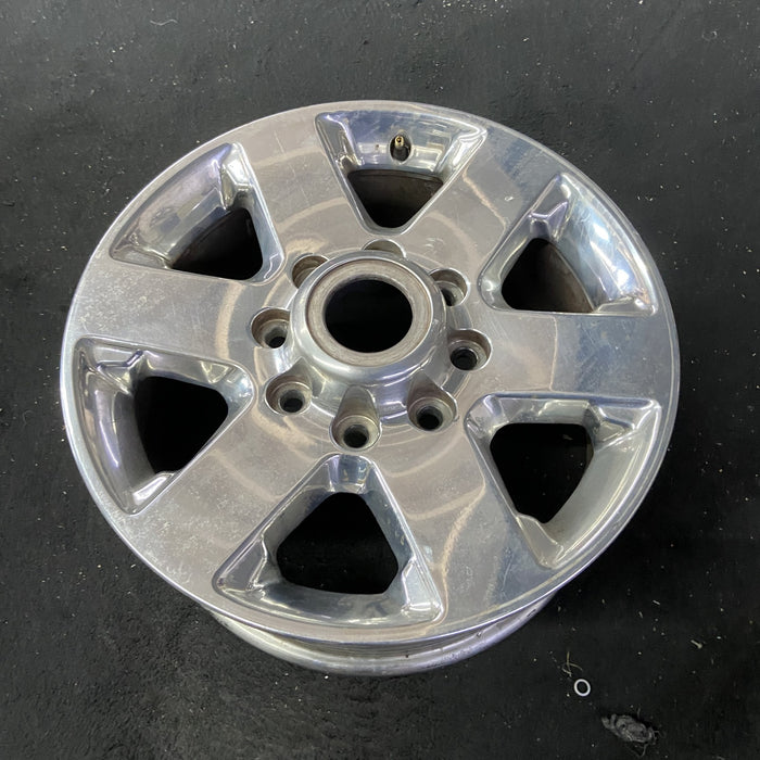 18" DODGE 2500 PICKUP 14 18x8, 6 spoke, polished polished pockets Original OEM - Close-Up Detail