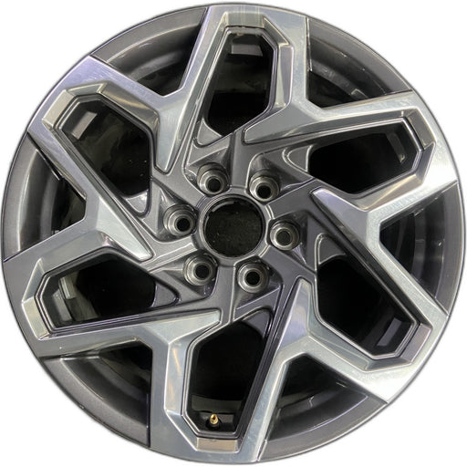 20" SIERRA 1500 PICKUP 22 20x9, , twisted spoke, Original OEM Wheel Rim - Front View