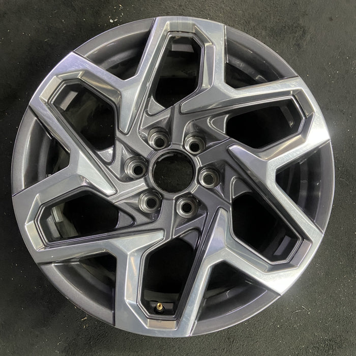 20" SIERRA 1500 PICKUP 22 20x9, , twisted spoke, Original OEM Wheel Rim - Angle View