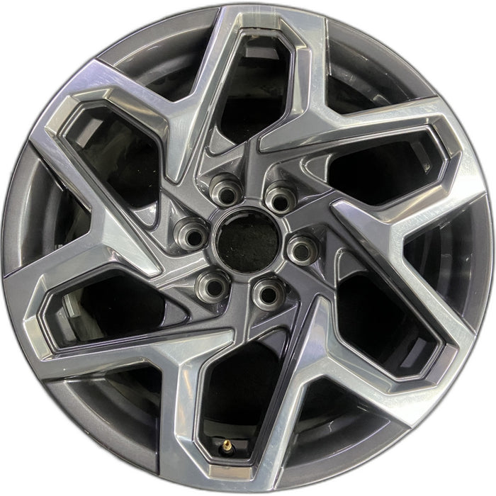 20" SIERRA 1500 PICKUP 22 20x9, , twisted spoke, Original OEM Wheel Rim - Front View