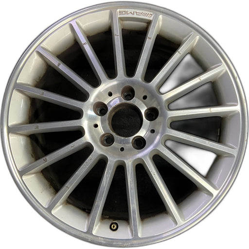18" MERCEDES SLK 05 171 Type; SLK55, 18x7.5 Original OEM Wheel Rim - Front View