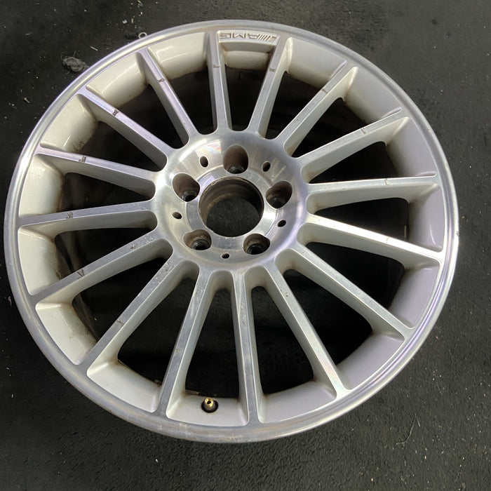 18" MERCEDES SLK 05 171 Type; SLK55, 18x7.5 Original OEM Wheel Rim - Side Profile