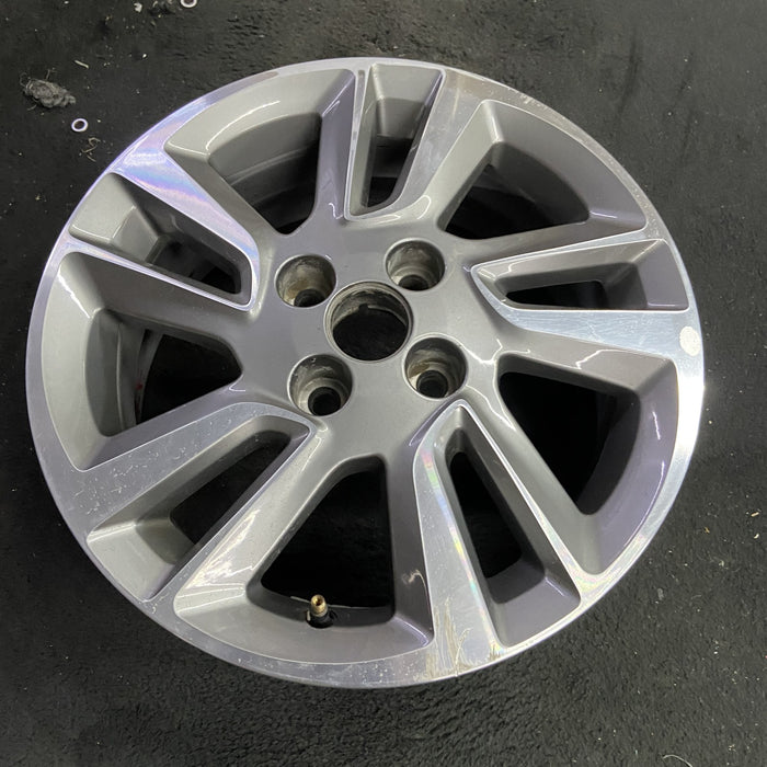 15" SPARK 14-15 15x6 , , angled split spoke Original OEM Wheel Rim - Side Profile
