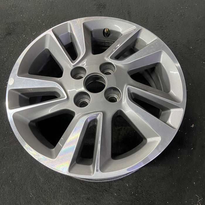 15" SPARK 14-15 15x6 , , angled split spoke Original OEM Wheel Rim - Close-Up Detail
