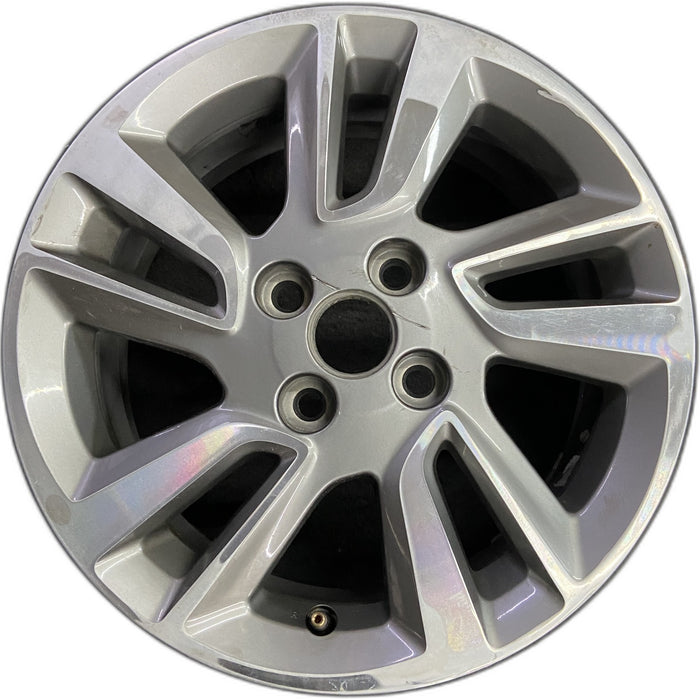 15" SPARK 14-15 15x6 , , angled split spoke Original OEM Wheel Rim - Front View