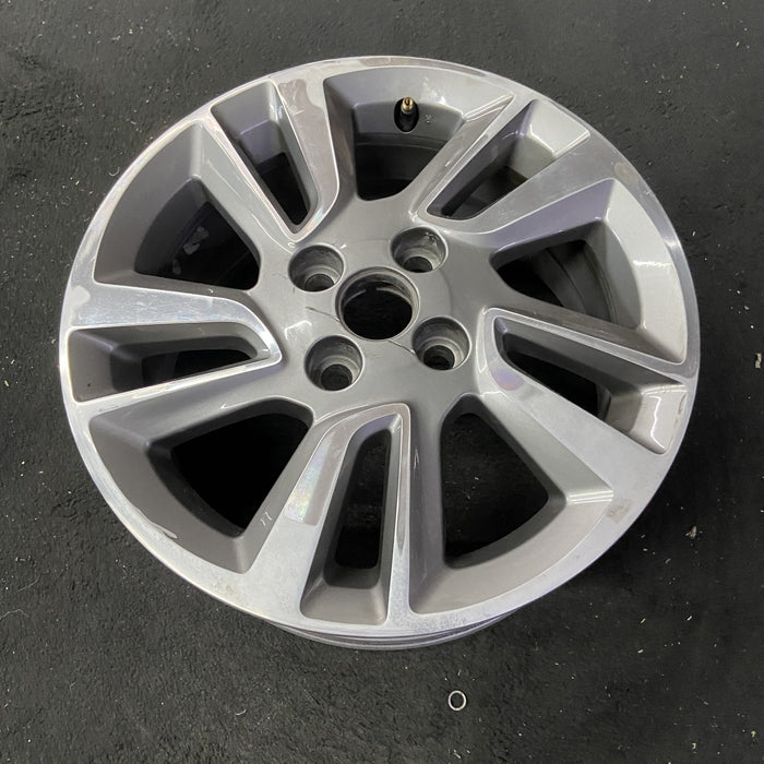 15" SPARK 14-15 15x6 , , angled split spoke Original OEM Wheel Rim - Close-Up Detail