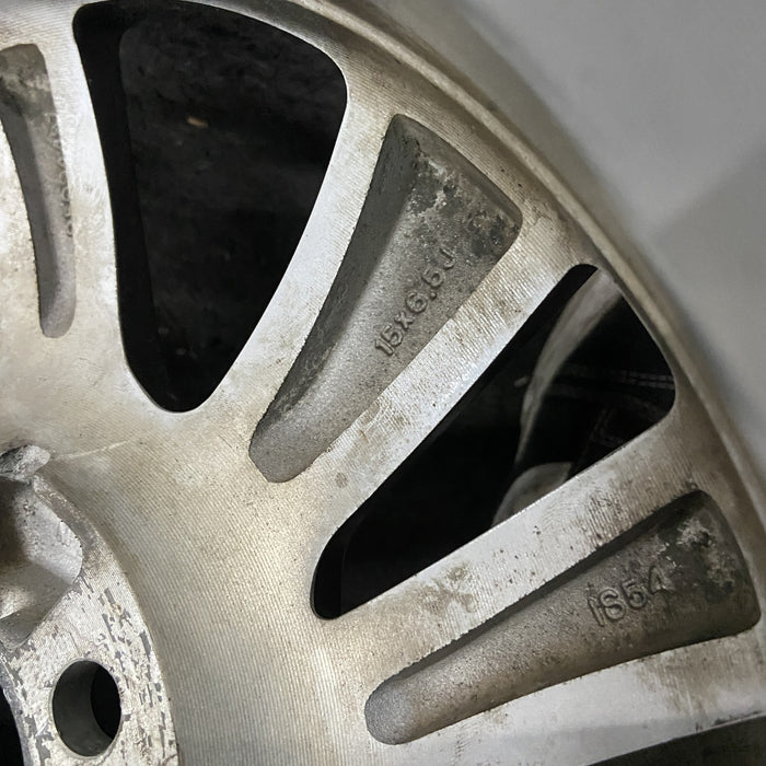 15" SPARK 14-15 15x6 , , angled split spoke Original OEM Wheel Rim - Back View