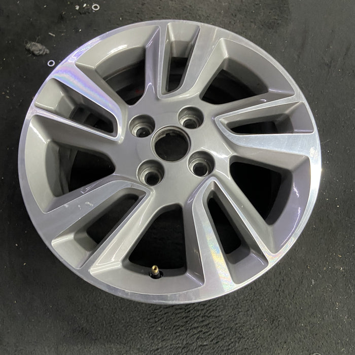 15" SPARK 14-15 15x6 , , angled split spoke Original OEM Wheel Rim - Side Profile