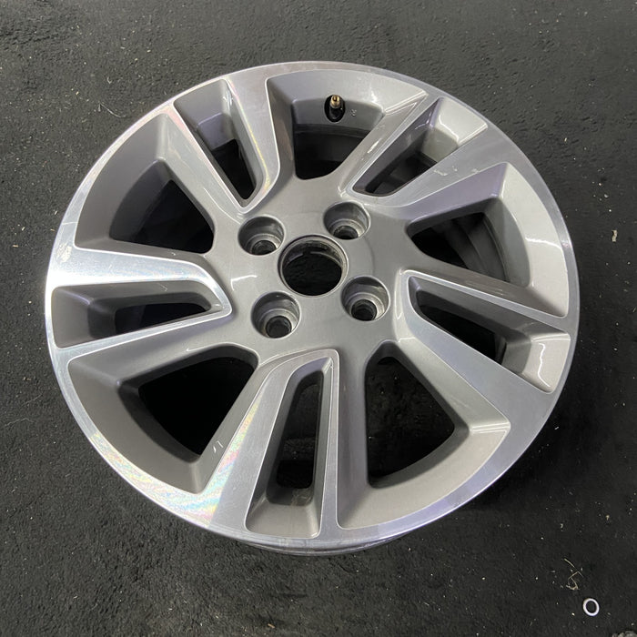 15" SPARK 14-15 15x6 , , angled split spoke Original OEM Wheel Rim - Close-Up Detail