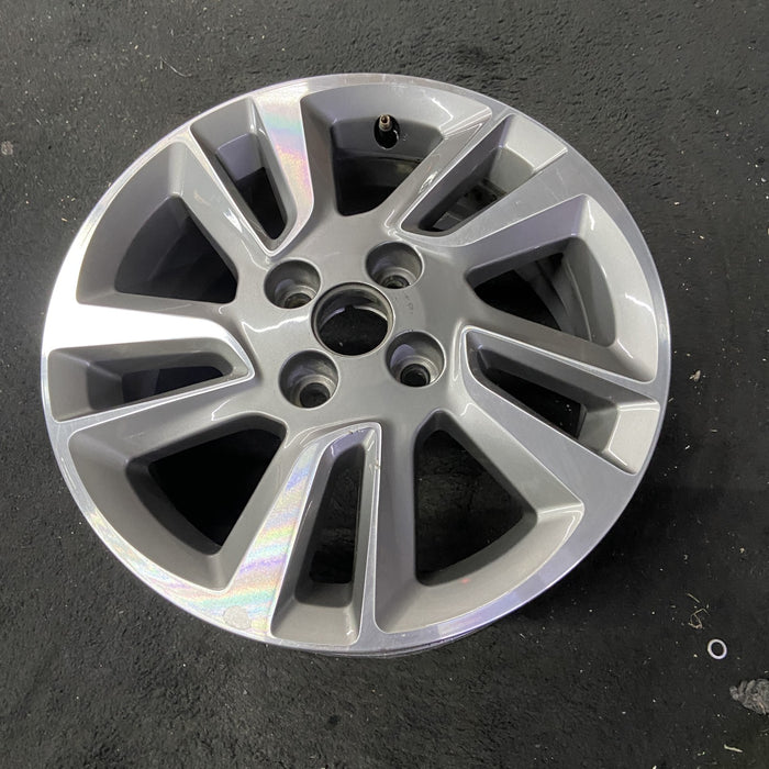 15" SPARK 14-15 15x6 , , angled split spoke Original OEM Wheel Rim - Close-Up Detail