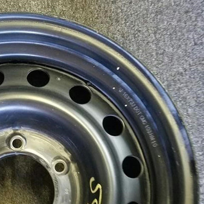 16" SEQUOIA 01-02 , steel, 16 holes Original OEM Wheel Rim - Close-Up Detail