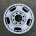 17" SIERRA 2500 PICKUP 11-14 17x7.5, steel, silver, opt NZ4 Original OEM Wheel - Angle View
