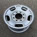 17" SIERRA 2500 PICKUP 11-14 17x7.5, steel, silver, opt NZ4 Original OEM Wheel - Side Profile