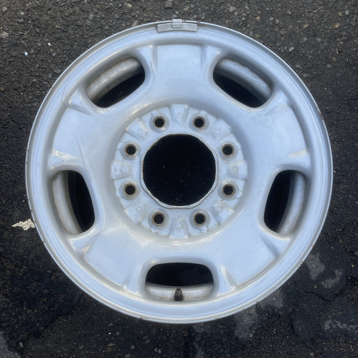 17" SIERRA 2500 PICKUP 11-14 17x7.5, steel, silver, opt NZ4 Original OEM Wheel Rim