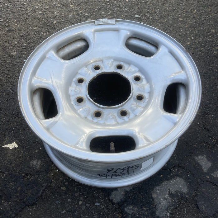 17" SIERRA 2500 PICKUP 11-14 17x7.5, steel, silver, opt NZ4 Original OEM Wheel Rim