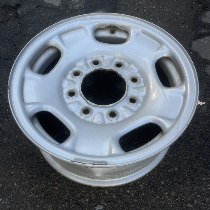 17" SIERRA 2500 PICKUP 11-14 17x7.5, steel, silver, opt NZ4 Original OEM Wheel Rim