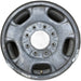 17" SIERRA 2500 PICKUP 11-14 17x7.5, steel, silver, opt NZ4 Original OEM Wheel - Front View