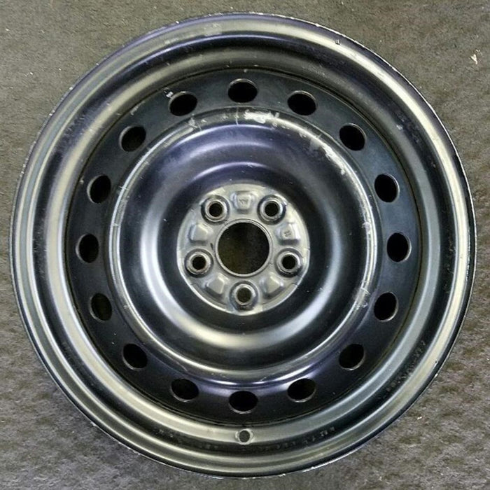 16" COROLLA 09-16 16x6.5, steel Original OEM Wheel Rim - Front View