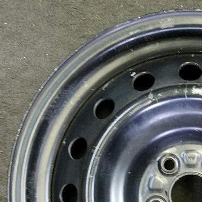 16" COROLLA 09-16 16x6.5, steel Original OEM Wheel Rim - Side Profile