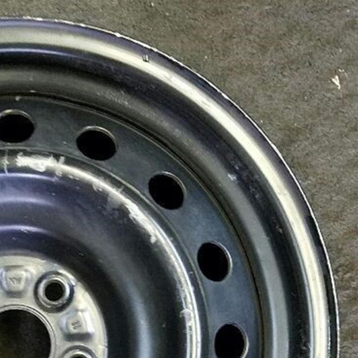 16" COROLLA 09-16 16x6.5, steel Original OEM Wheel Rim - Close-Up Detail