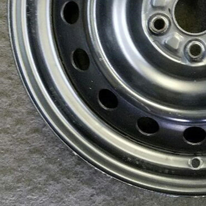 16" COROLLA 09-16 16x6.5, steel Original OEM Wheel Rim - Back View