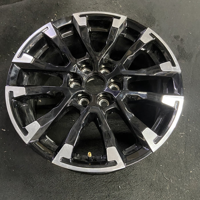 18" TRAVERSE 24 , 18x7.5, gloss black Original OEM Wheel Rim - Side Profile