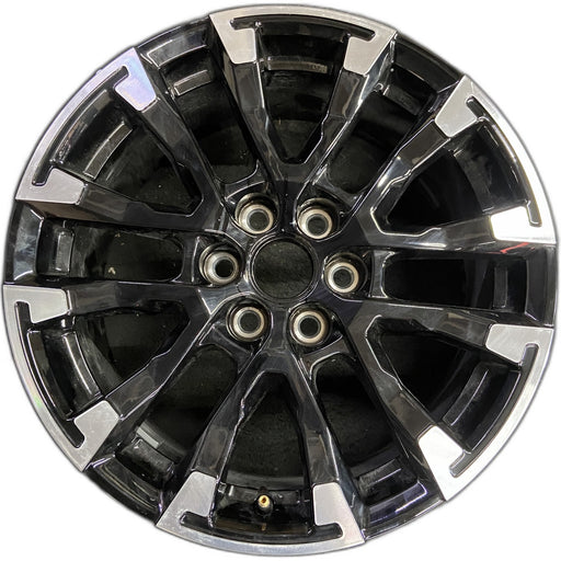 18" TRAVERSE 24 , 18x7.5, gloss black Original OEM Wheel Rim - Front View